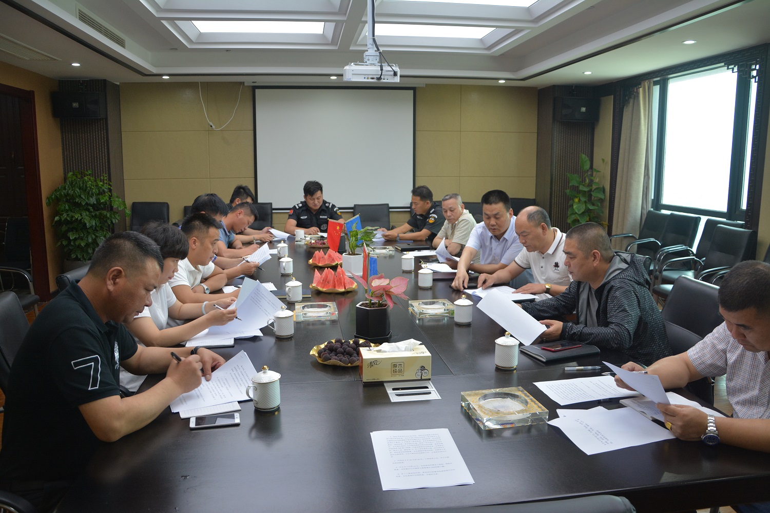 宁波市伟安保安服务有限公司开展“2019年护网行动”工作计划座谈会
